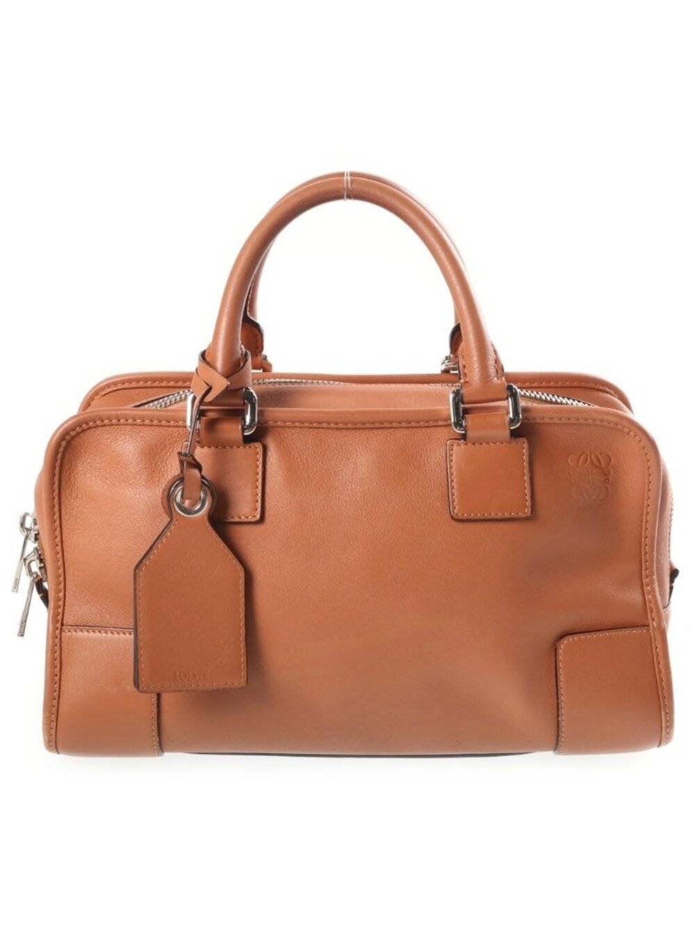 Loewe Amazona 28 2-Way Shoulder Bag Tan Leather